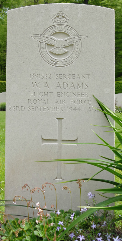 Sgt William Alfred Adams<br/><br /><br />died September 23rd, 1944