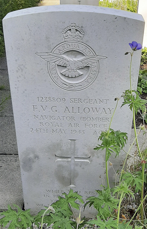 Sgt Frederick Victor George Alloway<br/><br /><br />died May 24th, 1943