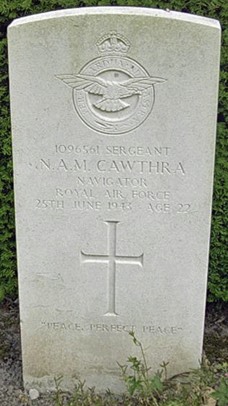 Sgt Norman Algar Musgrove Cawthra<br /><br /><br />died on active duty - June 25th, 1943