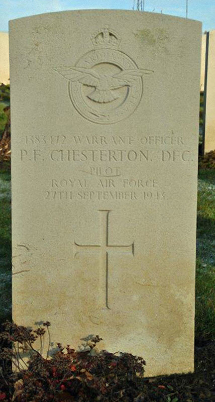 W/O Paul Fulton Chesterton&nbsp; DFC<br /><br /><br />died on active duty - September 27th, 1943