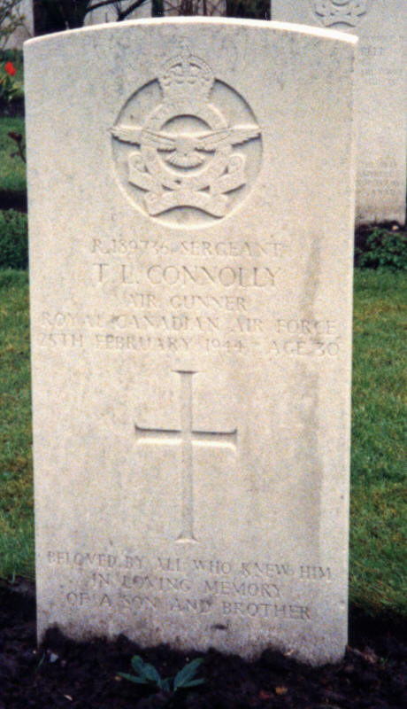 Sgt Thomas Leo Connolly<br /><br /><br />died on active duty - February 25th, 1944