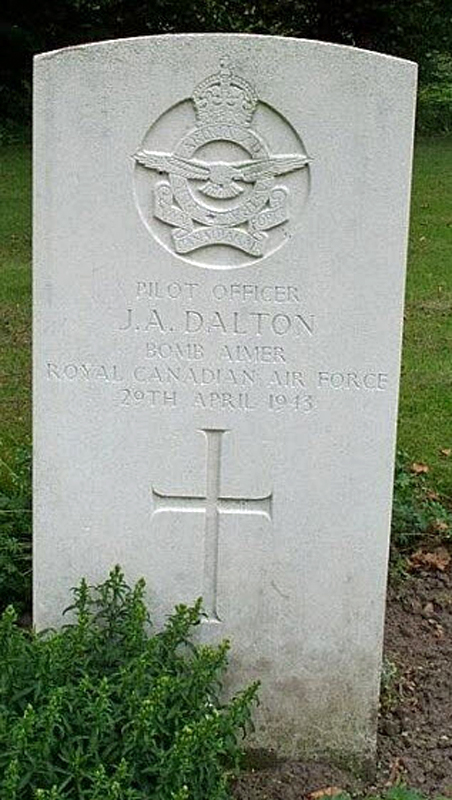 P/O John Anthony Dalton<br /><br /><br />died on active duty - April 29th, 1943