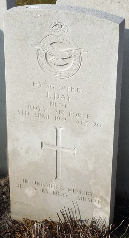 F/O James Day<br /><br /><br />died on active duty - April 5th, 1945