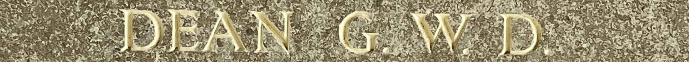 Sgt Gordon William Davidson Dean<br /><br /><br />missing -  August 16th, 1943<br /><br /><br />No Known Grave<br /><br /><br />Commemorated: Runnymede Memorial, Surrey, England<br /><br /><br />Panel: 147