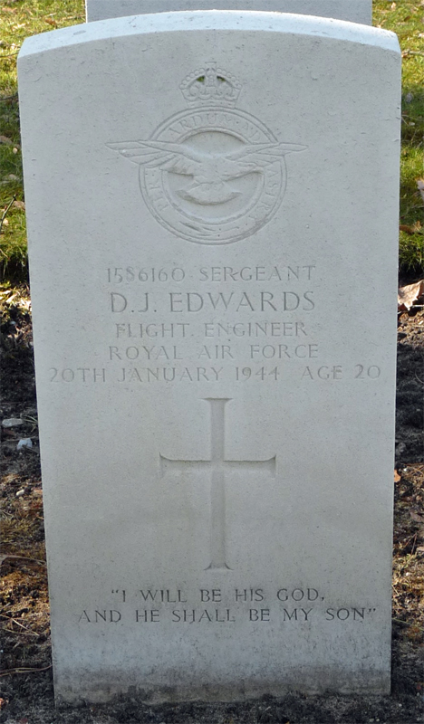 Sgt David James Edwards<br/><br /><br />died January 20th, 1944