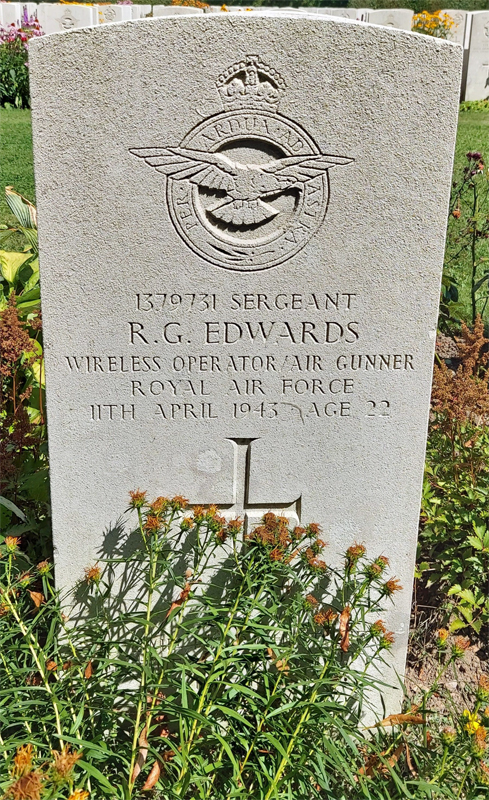 Sgt Reginald George Edwards<br/><br /><br />died April 11th, 1943