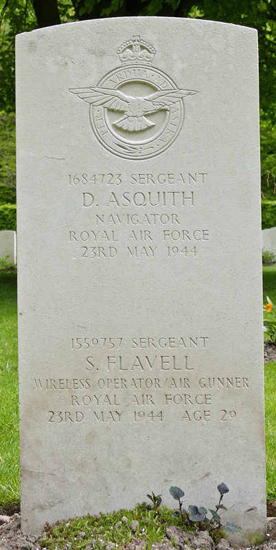 Sgt Samuel Flavell<br /><br /><br />died on active duty - March 23rd, 1944