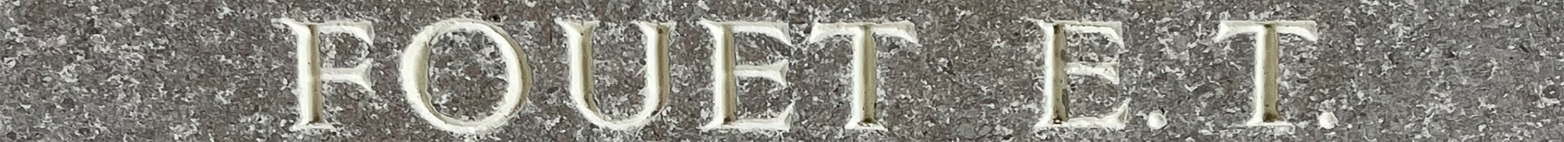 Sgt Edward Thomas Fouet<br /><br /><br />missing -  February 27th, 1943<br /><br /><br />No Known Grave<br /><br /><br />Commemorated: Runnymede Memorial, Surrey, England<br /><br /><br />Panel: 149