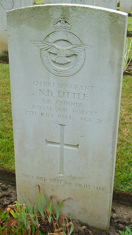 Sgt Norman Douglas Little<br /><br /><br />died on active duty - July 7th, 1944