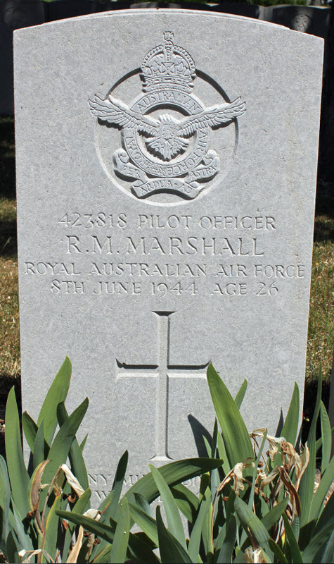P/O Roland Maxwell Marshall<br /><br /><br />died on active duty - June 8th, 1944