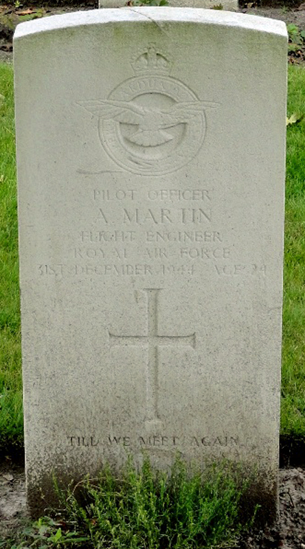 P/O Alexander Martin<br /><br /><br />died on active duty - December 31st, 1944