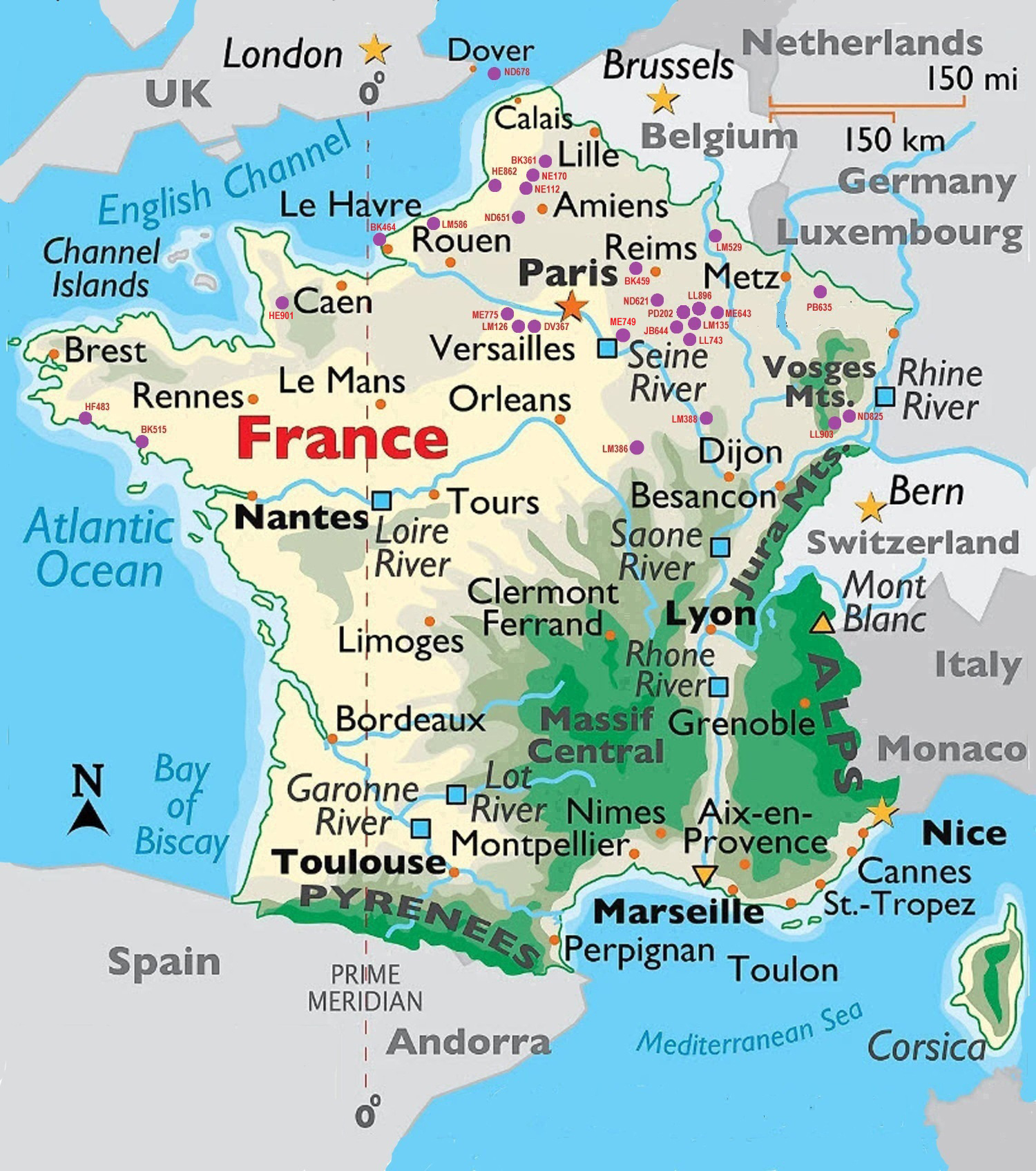 166 Losses-France